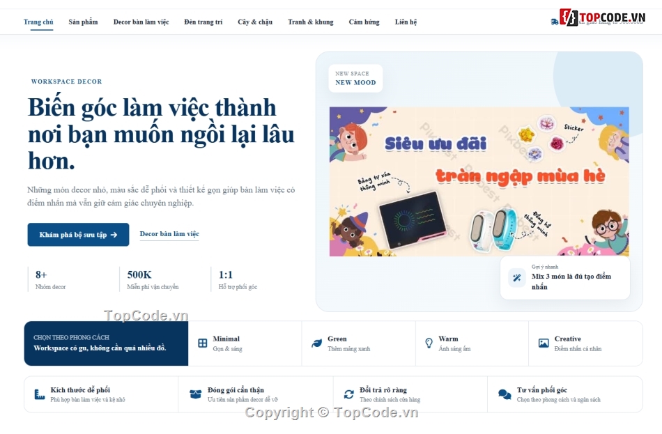 đồ decor,bán đồ decor,web bán đồ decor